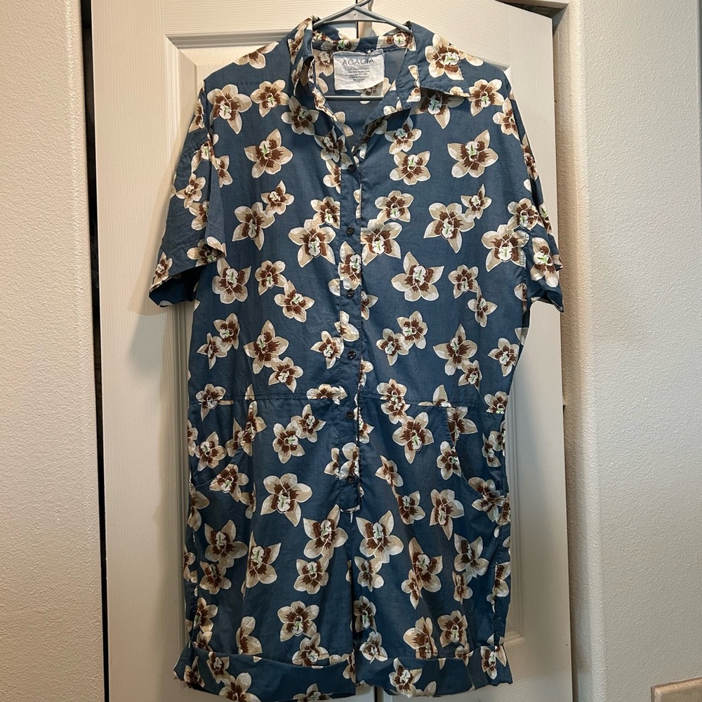 Acacia Swimwear Oliver Organic Cotton Jumpsuit in Tropic RTW